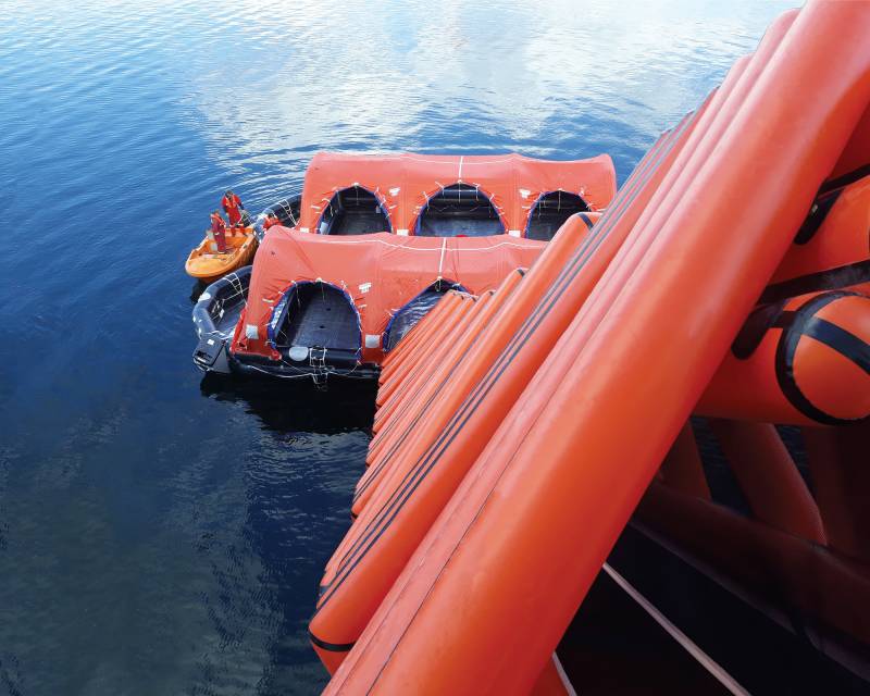 Marine Evacuation System's Life-rafts